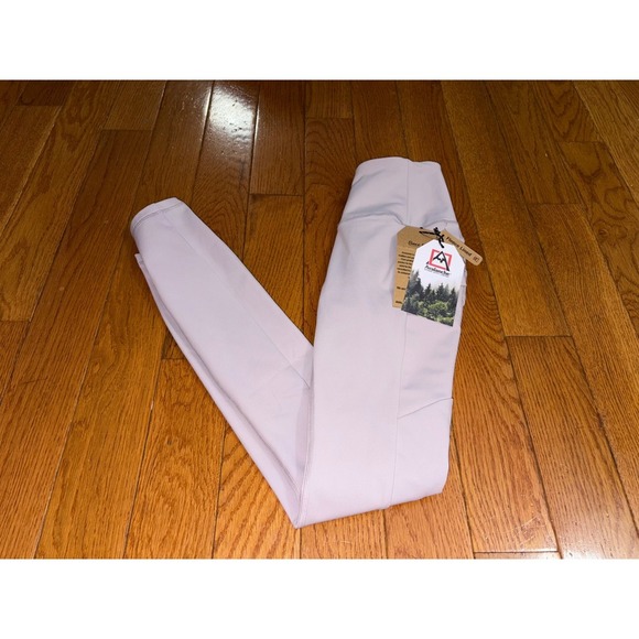 New Avalanche XS Fleece Lined High Waisted 4 Way Stretch Lavender Leggings - Picture 1 of 8